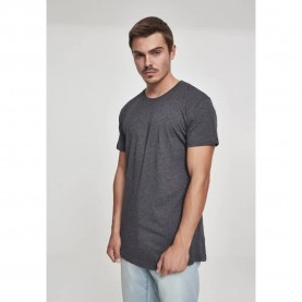 Тениска Urban classics Shaped Long short sleeve T-shirt - Brown (Brown) тениска,мъжки,тениски,дамски,тениски,urban,classics,shaped,long,short,sleeve,t,shirt,brown,(brown)