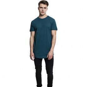 Тениска Urban classics Shaped Long T-shirt - Blue (Blue Canard) тениска,мъжки,тениски,дамски,тениски,urban,classics,shaped,long,t,shirt,blue,(blue,canard)