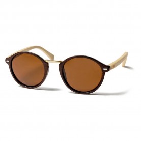 слънчеви,очила,слънчеви,очила,ocean,sunglasses,lille,polarized,sunglasses,dark,brown,shiny,silver,metal,(brown)