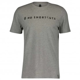 Тениска Scott No Shortcuts short sleeve T-shirt - Grey (Light Grey Melange) тениска,мъжки,тениски,дамски,тениски,scott,no,shortcuts,short,sleeve,t,shirt,grey,(light,grey,melange)