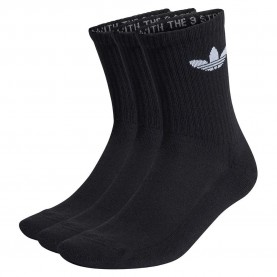 чорапи,мъжки,чорапи,adidas,originals,custre,crew,socks,black,white,(black)