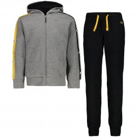 Анцуг CMP 39F4774M tracksuit - Grey (Fumo Melange) анцуг,детски,анцузи,cmp,39f4774m,tracksuit,grey,(fumo,melange)