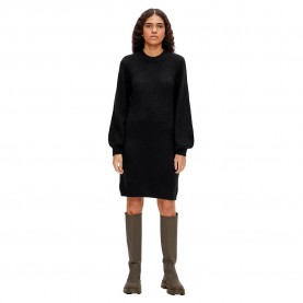 рокля,дамски,поли,и,рокли,object,eve,nonsia,long,sleeve,short,dress,black,(black)