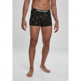 Боксерки Urban classics Boxers 3 units - Brown (Dark Brown / Multicolour / Black) боксерки,мъжко,бельо,urban,classics,boxers,3,units,brown,(dark,brown,multicolour,black)