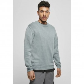 Блуза Urban Classics Washed sweater - Blue блуза,мъжки,пуловери,urban,classics,washed,sweater,blue
