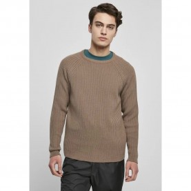блуза,мъжки,пуловери,urban,classics,raglan,ribbed,sweater,green,(green,khaki)