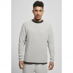 блуза,мъжки,пуловери,urban,classics,raglan,ribbed,sweater,gray,light,(grey)