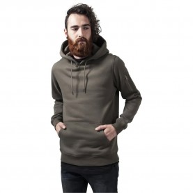 Блуза Urban classics Basic Bomber sweatshirt - olive (Green) блуза,мъжки,пуловери,urban,classics,basic,bomber,sweatshirt,olive,(green)