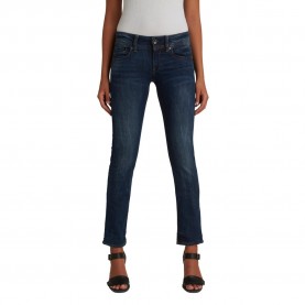 дънки,дамски,панталони,g,star,midge,straight,jeans,blue