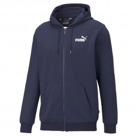 блуза,мъжки,пуловери,дамски,пуловери,puma,ess,small,logo,full,zip,sweatshirt,blue,(peacoat)