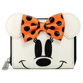 портфейли,и,портмонета,loungefly,minnie,ghost,wallet,white,(black,white,orange)