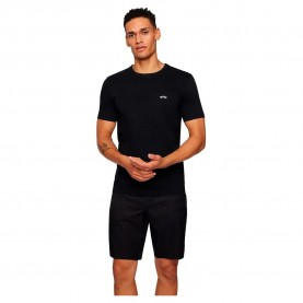 тениска,мъжки,тениски,boss,tee,curved,short,sleeve,t,shirt,black