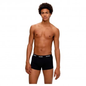 Боксерки HUGO Boxers 3 units - Black (Black) боксерки,мъжко,бельо,hugo,boxers,3,units,black,(black)