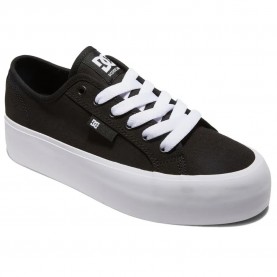 Обувки Dc shoes Manual Platform trainers - Black (Black / White) обувки,мъжки,маратонки,дамски,маратонки,dc,shoes,manual,platform,trainers,black,(black,white)