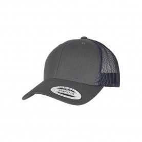 Шапка Flexfit Retro Bicolore cap - Brown (marron foncé / bleu marine) шапка,всички,шапки,flexfit,retro,bicolore,cap,brown,(marron,foncé,bleu,marine)