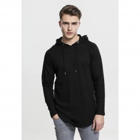 Блуза Urban classics Long Shaped Terry sweatshirt - Black (Black) блуза,мъжки,пуловери,urban,classics,long,shaped,terry,sweatshirt,black,(black)