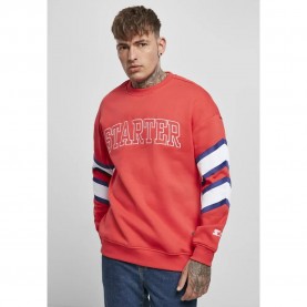 блуза,мъжки,пуловери,starter,black,label,starter,team,front,crew,sweatshirt,red,(red)