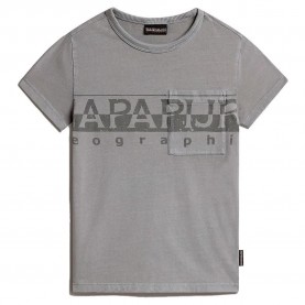 тениска,детски,тениски,napapijri,k,s,saleina,short,sleeve,t,shirt,grey,(medium,grey,solid)