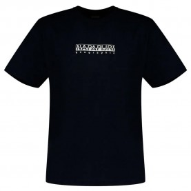 Тениска Napapijri S-Box 3 short sleeve T-shirt - Blue (Blue Marine) тениска,мъжки,тениски,napapijri,s,box,3,short,sleeve,t,shirt,blue,(blue,marine)