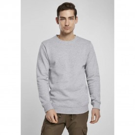 Блуза Urban classics Organic Basic Crew sweatshirt - Gray блуза,мъжки,пуловери,urban,classics,organic,basic,crew,sweatshirt,gray