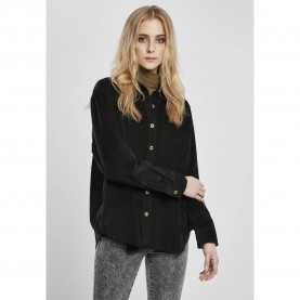 дамски,блузи,дамски,ризи,urban,classics,corduroy,oversized,shirt,black
