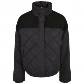 Яке Urban classics Diamond Quilt Puffer Oversized Big jacket - Black (Black) яке,мъжки,якета,дамски,якета,и,палта,urban,classics,diamond,quilt,puffer,oversized,big,jacket,black,(black)