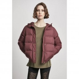 яке,дамски,якета,и,палта,urban,classics,hooded,puffer,jacket,bordeaux,(red)