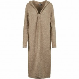 яке,дамски,якета,и,палта,urban,classics,hooded,feather,big,jacket,marron,(brown)