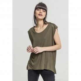 тениска,дамски,тениски,urban,classics,zip,hilo,sleeveless,t,shirt,green,(olive)