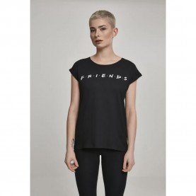 тениска,дамски,тениски,mc,clothes,friend,logo,short,sleeve,t,shirt,black,(black)