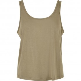 Тениска Urban classics Modal Loose Top Big sleeveless T-shirt - Green (Green Khaki) тениска,дамски,тениски,urban,classics,modal,loose,top,big,sleeveless,t,shirt,green,(green,khaki)