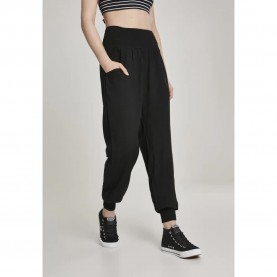 Панталони Urban classics Sarong pants - Black панталони,дамски,панталони,urban,classics,sarong,pants,black