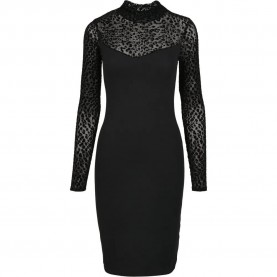 рокля,дамски,поли,и,рокли,urban,classics,turtleneck,dress,black,(black)
