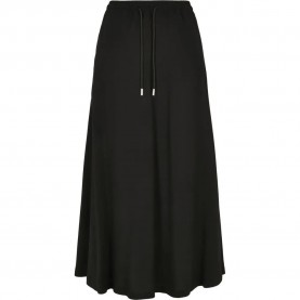 Пола Urban classics Viscose midi skirt - Black (Black) пола,дамски,поли,и,рокли,urban,classics,viscose,midi,skirt,black,(black)
