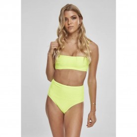 дамски,бански,костюми,urban,classics,high,waist,bandeau,bikini,yellow,pale,(yellow)
