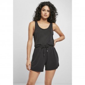 Urban classics Modal sleeveless romper - Black (Black) дамски,гащеризони,urban,classics,modal,sleeveless,romper,black,(black)
