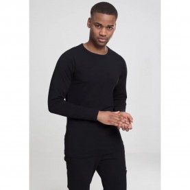 Тениска Urban classics Fitted Stretch T-shirt - Black (Black) тениска,мъжки,тениски,urban,classics,fitted,stretch,t,shirt,black,(black)