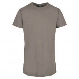 Тениска Urban classics Shaped Long T-shirt - Grey (Dark Gray) тениска,мъжки,тениски,urban,classics,shaped,long,t,shirt,grey,(dark,gray)