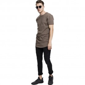 тениска,мъжки,тениски,urban,classics,shaped,long,t,shirt,dark,green,(green)