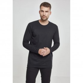 Тениска Urban classics Stretch Terry Longleeve T-shirt - Black (Black) тениска,мъжки,тениски,urban,classics,stretch,terry,longleeve,t,shirt,black,(black)