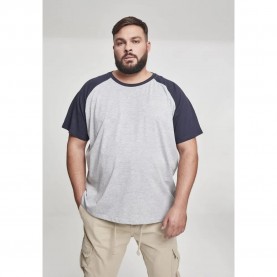 тениска,мъжки,тениски,urban,classics,raglan,contract,big,short,sleeve,t,shirt,gray,navy,blue,(grey)