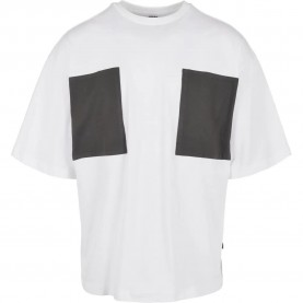тениска,мъжки,тениски,urban,classics,big,double,pocket,t,shirt,white,dark,gray,(white)