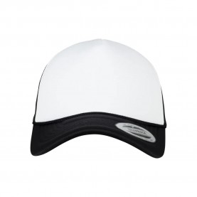 козирка,всички,шапки,flexfit,foam,curved,visor,cap,black,(black,white,black)