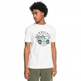 Тениска Quiksilver Coastal Grooves short sleeve T-shirt - White (Snow White) тениска,мъжки,тениски,дамски,тениски,quiksilver,coastal,grooves,short,sleeve,t,shirt,white,(snow,white)