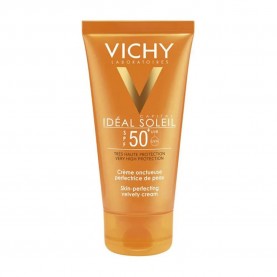 козметика,за,защита,от,слънце,vichy,capital,idéal,soleil,skin,perfecting,spf,50+,velvety,cream,orange