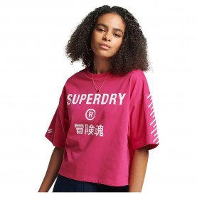 тениска,дамски,тениски,superdry,code,core,sport,t,shirt,fuschia,(pink)