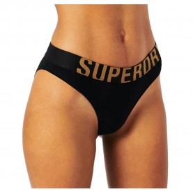 слипове,дамско,бельо,дамски,бикини,и,танкини,superdry,large,logo,brief,panties,black,gold,(black)