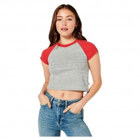 дамски,топове,superdry,vintage,baseball,tiny,top,grey,(athletic,grey,marl,red)