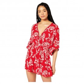 дамски,гащеризони,superdry,vintage,beach,romper,floral,red,(red)