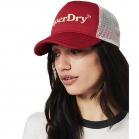 шапка,всички,шапки,superdry,vintage,graphic,trucker,cap,red